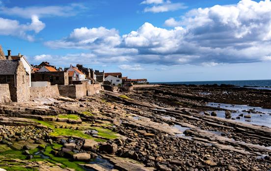 Anstruther as seen from the coast