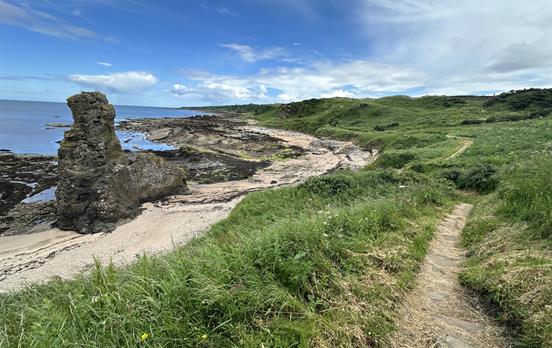 Rock and Spindle basalt formation