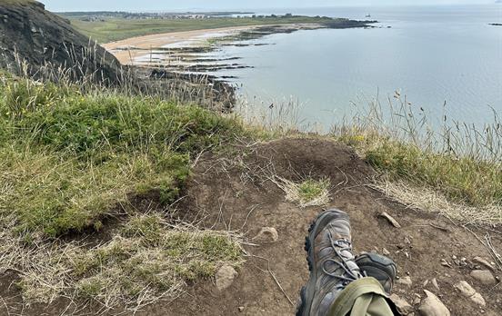 Kincraig Point on Leven to Elie hike