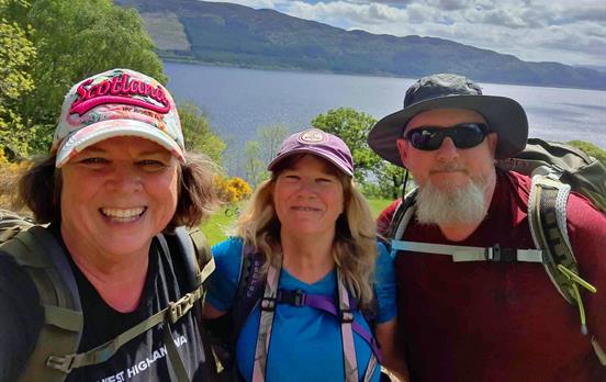 A wonderful day to be out on the trail!