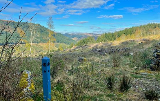 Fabulous views en route