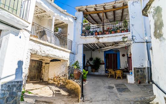 The white washed villages have plenty of character