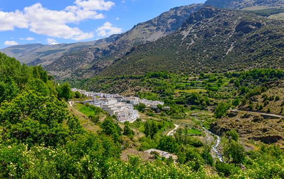 Trevelez, nestled in the mountains