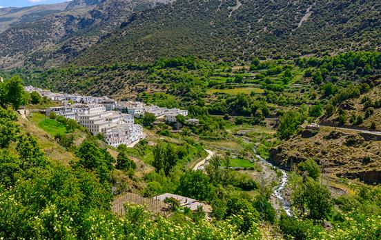 Trevelez, nestled in the mountains