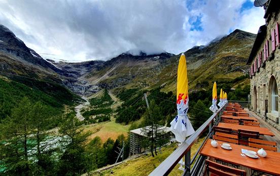 View from the Alpe Grüm Terrace