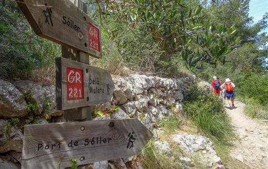 Walk on well-marked trails