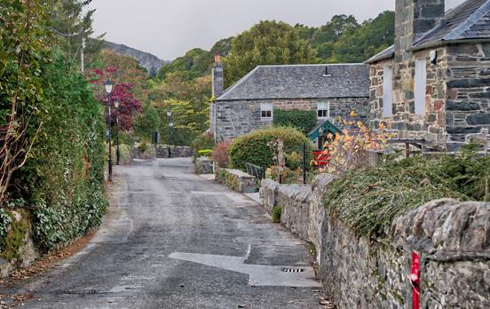 The quaint highland town of Pitlochry