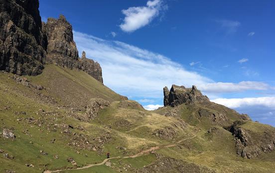 Walking the Quiraing on Skye