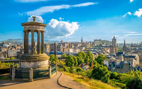Edinburgh's Carlton Hill viewpoint