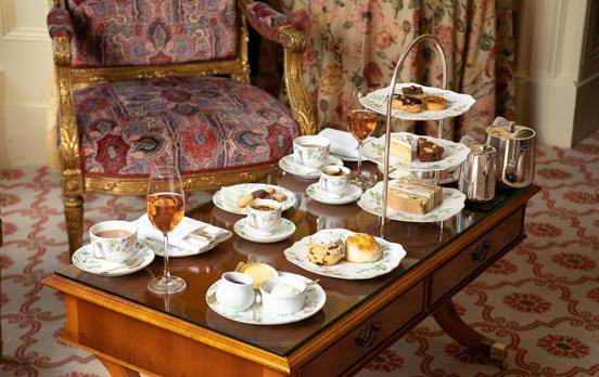 Afternoon tea at Inverlochy Castle
