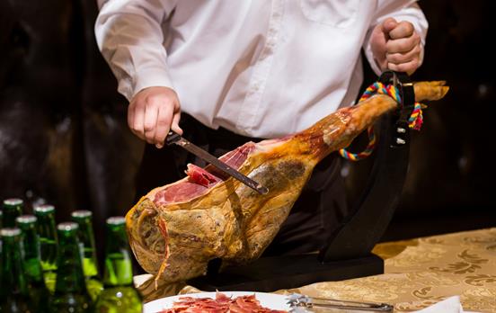 Region is famous for its fantastic Jamon Iberico
