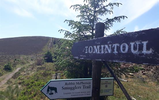 The highest village in the Highlands (345m)