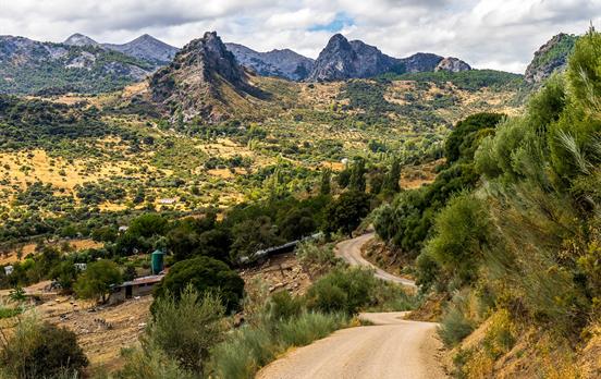 Stunning vista's as you walk along the trails