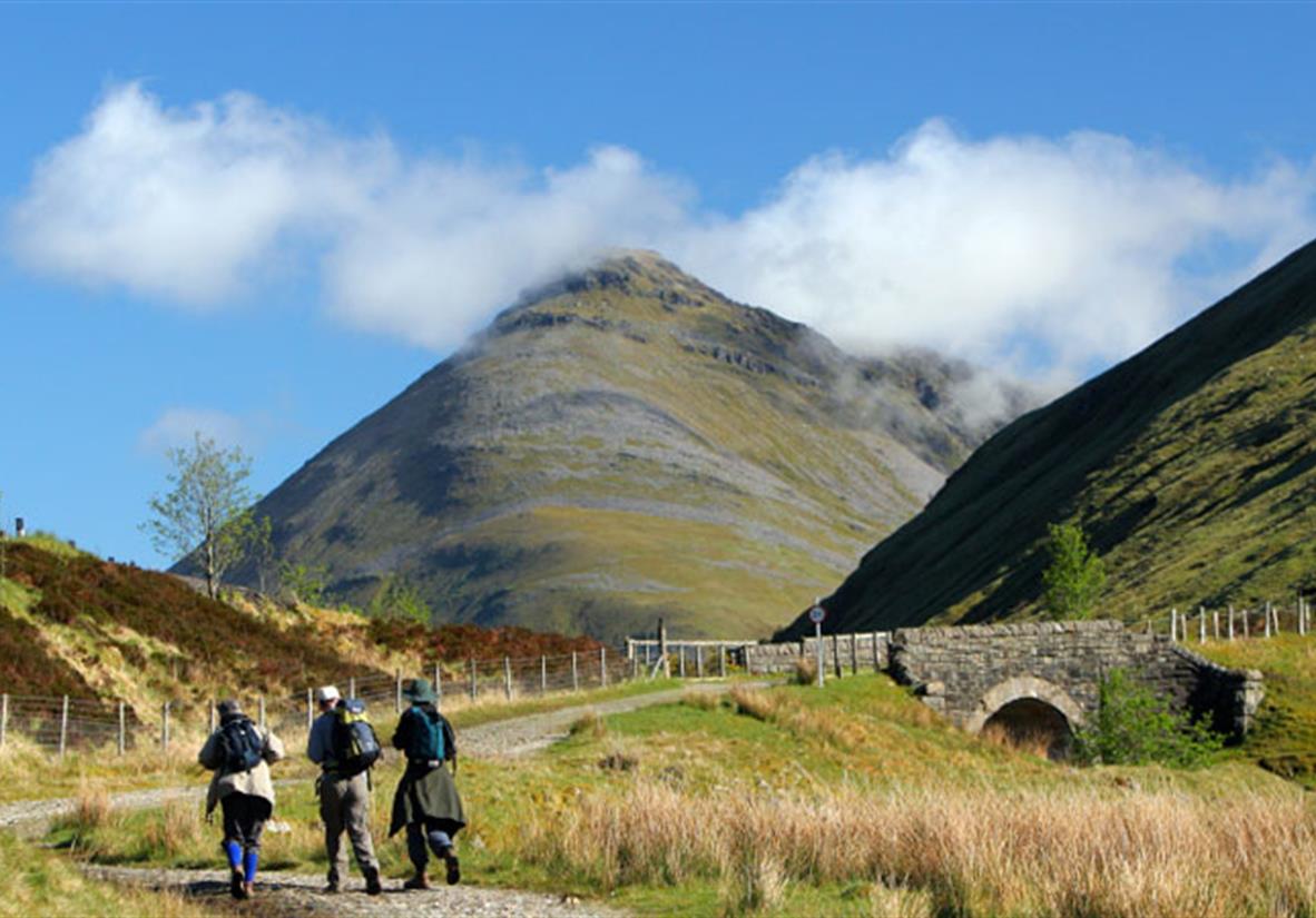 Wanderweg in Richtung Fort William