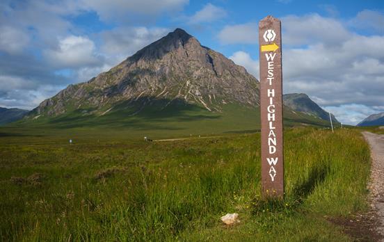 Trail is waymarked throughout