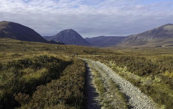Weites Glencoe Tal