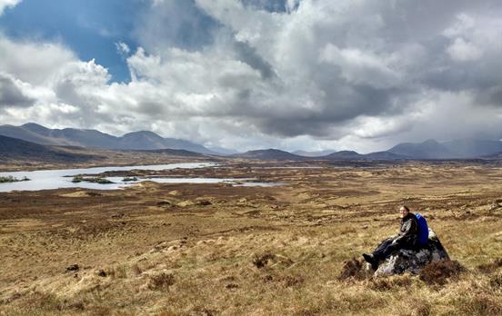 Pausing for thought on the Rannoch Moor