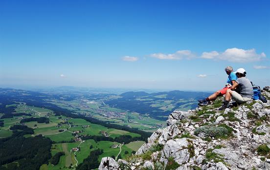 Blick aufs weite Salzburger Land