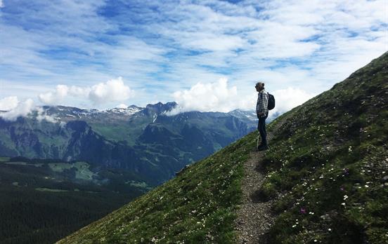 Auf dem Eiger Trail