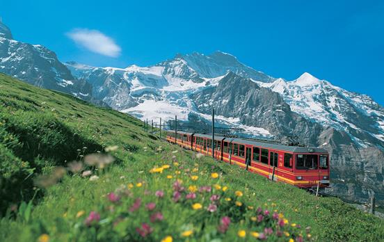 Malerische Bergbahn