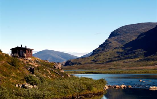 The sauna at Alesjaure, what better place to relax