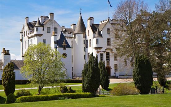 Blair Castle and gardens