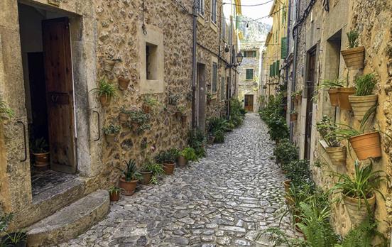 Die schmucken Gassen von Valldemossa