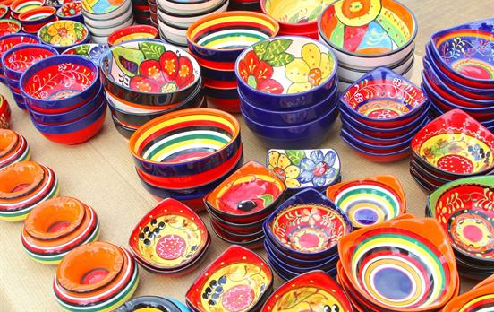 Colourful crafts of Mallorca