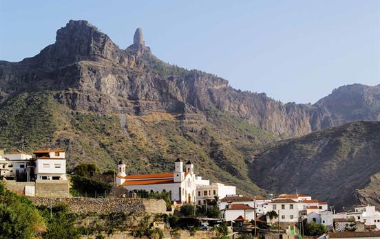 The pretty mountain village of Tejeda
