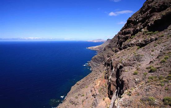 Walk on paths along the jagged coastline