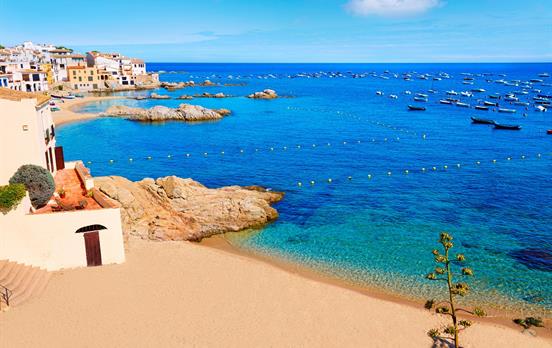 Enjoy dips in the warm sea at secluded sandy coves