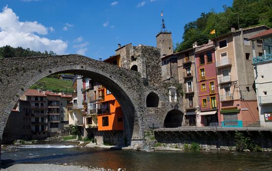 The beautiful village of Camprodon