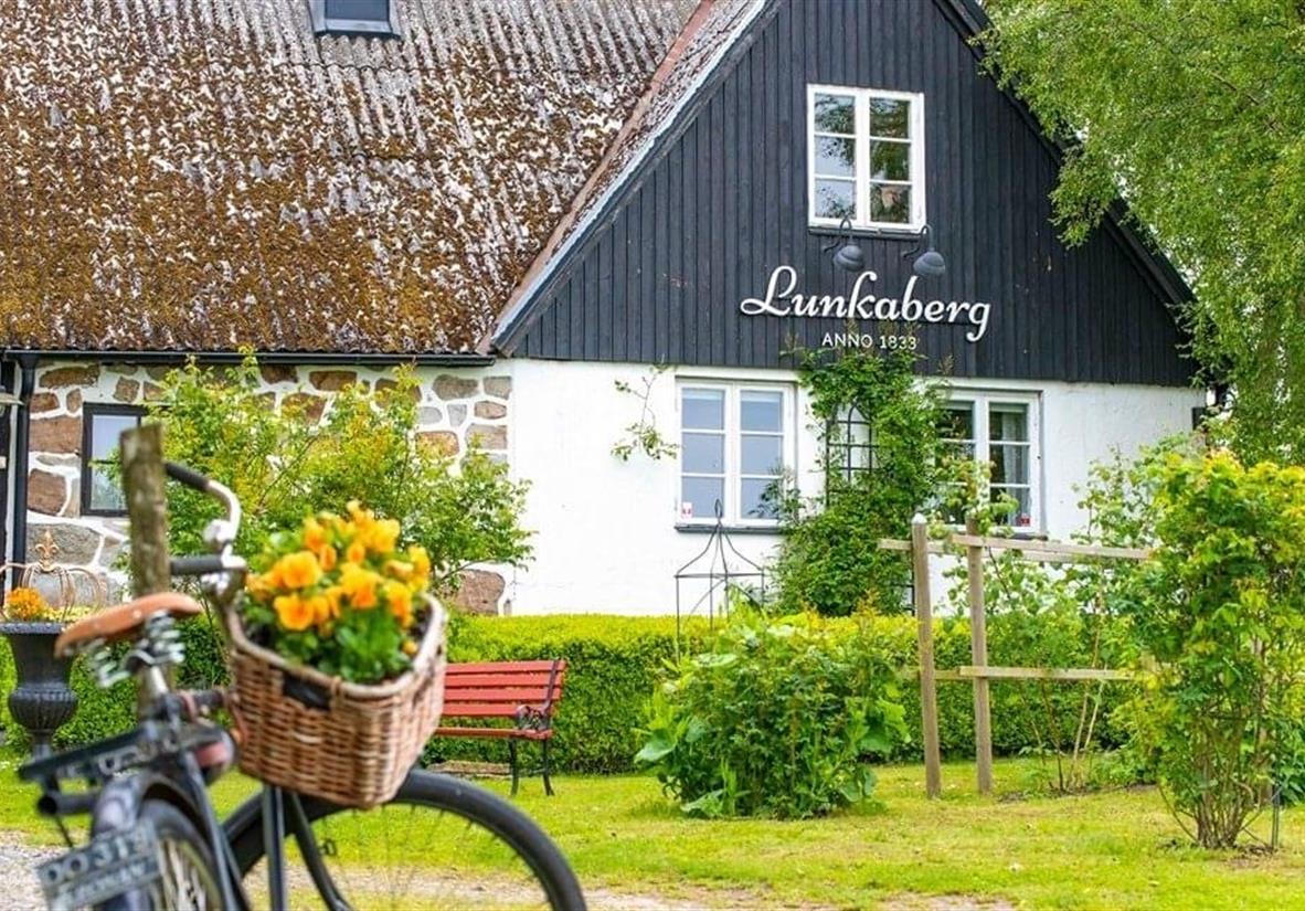 Fasadskyltmedcykel