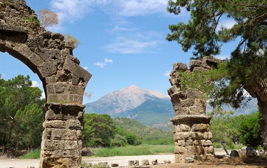 Ruins of the ancient city of Phaselis