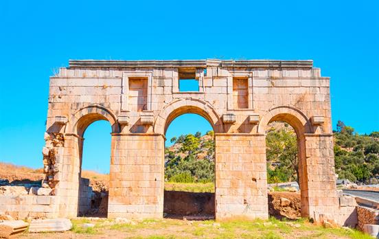 Explore the ancient ruins of Patara