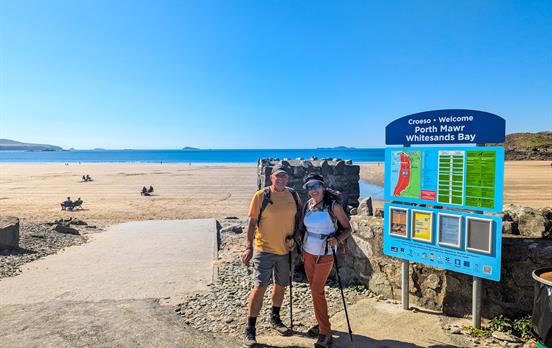 Whitesands Bay is not to be missed in the sun