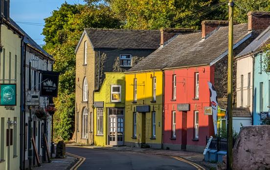 Colourful houses in Solva