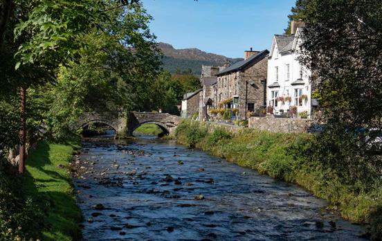Der Ort Beddgelert