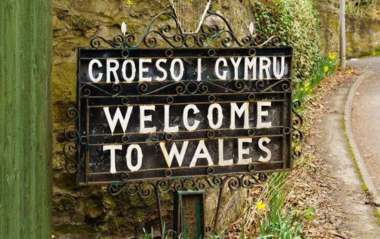 Willkommen in Wales
