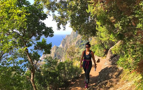 Cinque Terre walking fun