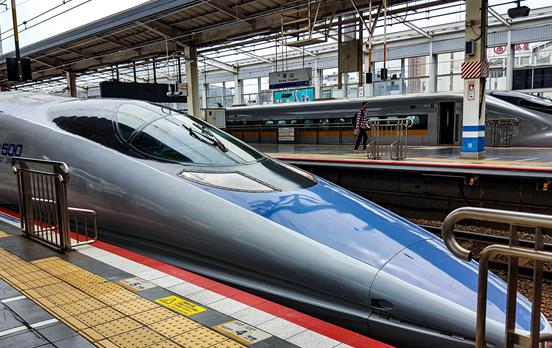 The infamous Japanese bullet train