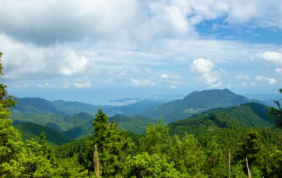 Mountain views from the trail