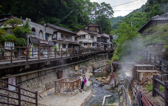 Walk through traditional Japanese villages