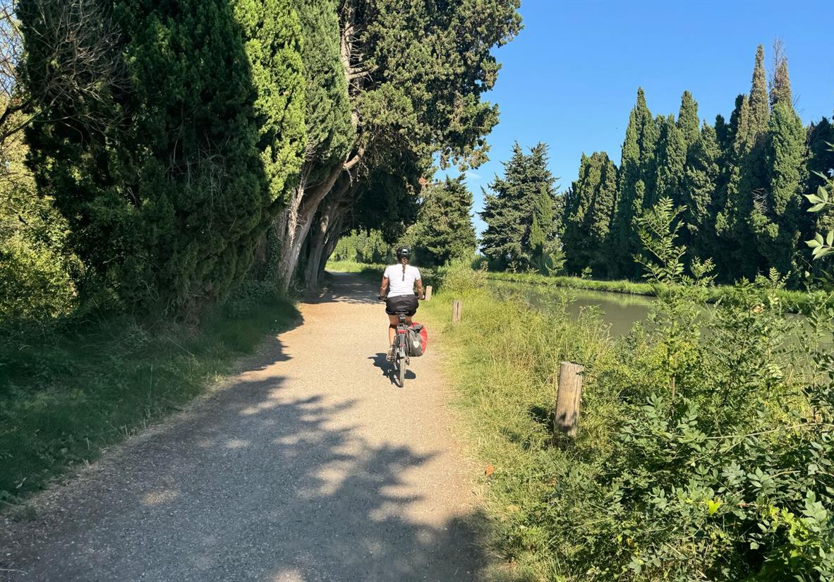 The route from Homps to Beziers