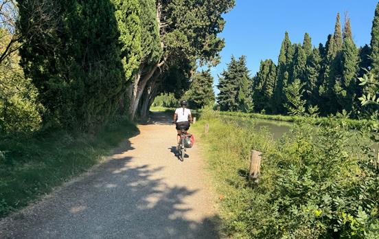 The route from Homps to Beziers