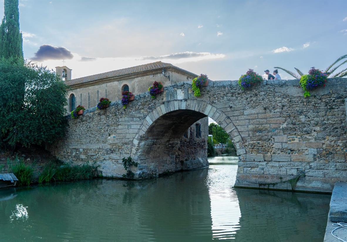 Bridge over the canal.