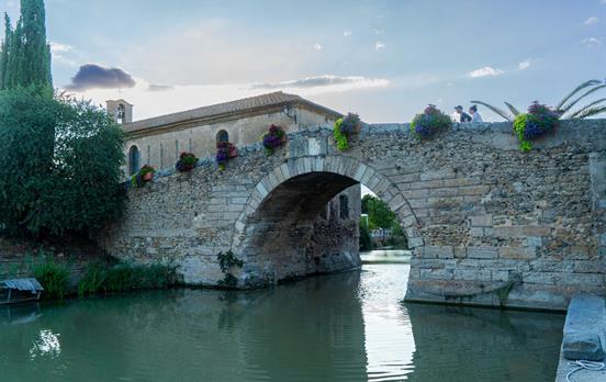 Bridge over the canal.