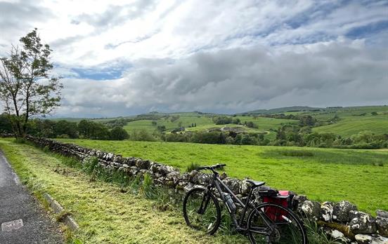 Beautiful views along the wall.