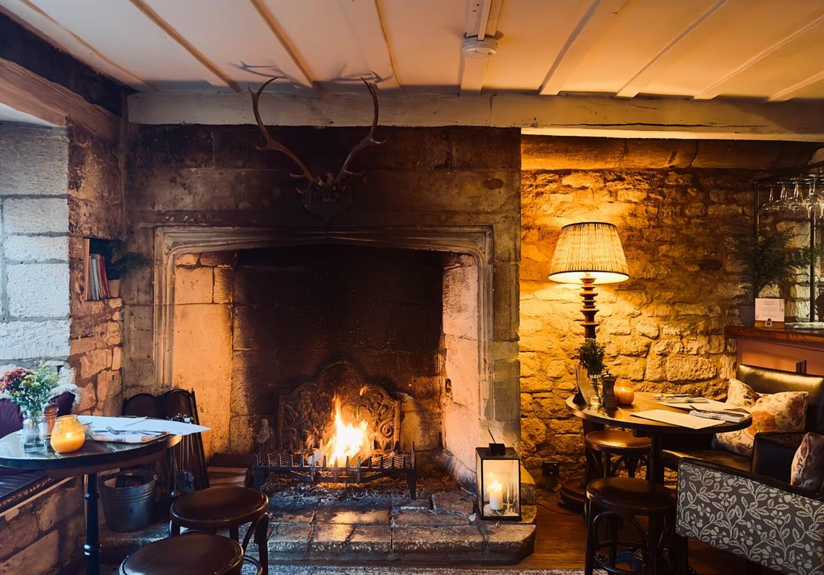 Cozy up after a day in the saddle.
