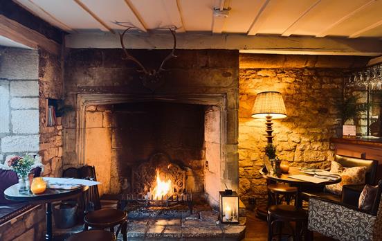 Cozy up after a day in the saddle.